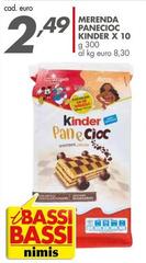Ferrero - Merenda Panecioc Kinder X 10