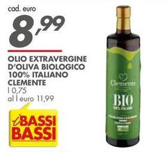 Clemente - Olio Extravergine D'Oliva Biologico 100% Italiano