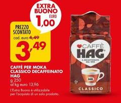Hag - Caffe Per Moka Classico Decaffeinato