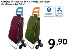 Carello Portaspesa Trio A 3 Ruote 
