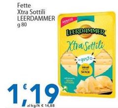 Leerdammer - Fette Xtra Sottili