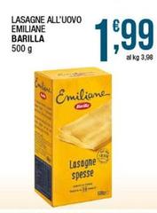 Barilla - Lasagne All'Uovo Emiliane
