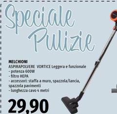 Melchioni - Aspirapolvere Vortice Leggera E Funzionale