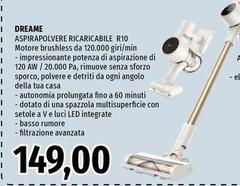 Dreame - Aspirapolvere Ricaricabile R10