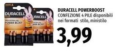 Duracell - Powerboost Confezione 4 Pile 