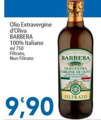 Barbera - Olio Extravergine D'Oliva 100% Italiano