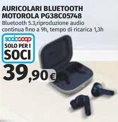 Motorola - Auricolari Bluetooth  Pg38c05748