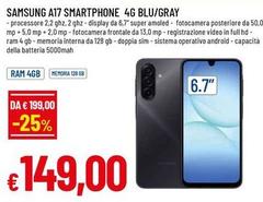 Samsung - A17 Smartphone 4G Blu