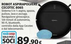Cecotec - Robot Aspirapolvere 8065