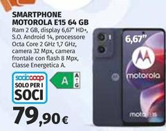 Motorola - Smartphone E15 64 GB