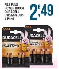 Duracell - Pile Plus Power Boost Stillo/Mini Stilo