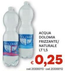 Dolomia - Acqua  Frizzante/Naturale
