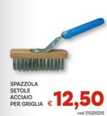 Spazzola Setole Acciaio Per Griglia