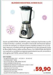 Whirlpool - Blender Industrial W1800 R.G.V.