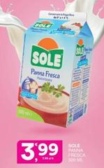 Sole - Panna Fresca