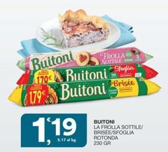 Buitoni -  La Frolla Sottile/ Brisee/sfoglia Rotonda