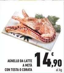Agnello Da Latte A Meta Con Testa O Corata