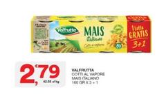 Valfrutta - Cotti Al Vapore Mais Italiano