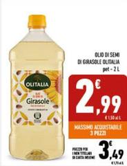 Olitalia - Olio Di Semi Di Girasole