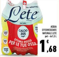 Lete - Acqua Effervescente Naturale