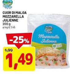 Cuor di malga - Mozzarella Julienne