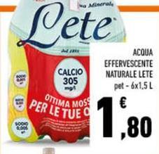 Lete - Acqua Effervescente Naturale