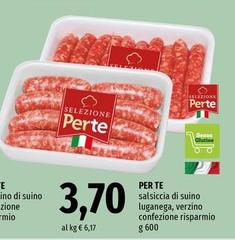 Per Te - Salsiccia Di Suino Luganega