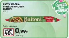 Buitoni - Pasta Sfoglia Brisee O Rotonda