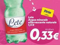 Lete - Acqua Minerale Effervescente Naturale