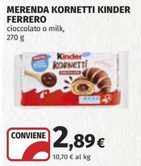 Ferrero - Merenda Kornetti Kinder