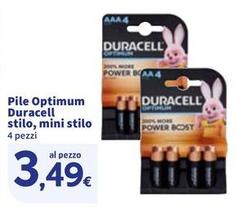 Duracell - Pile Optimum Stilo, Mini Stilo