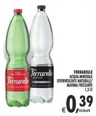 Ferrarelle - Acqua Minerale Effervescente Naturale/Maxima Frizzante