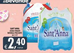 Sant'anna - Acqua Vinajo Naturale/Frizzante