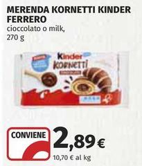 Ferrero - Merenda Kornetti Kinder