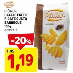 Più rok - Patate Fritte Rigate Gusto Barbecue