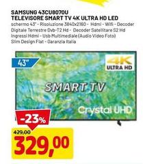 Samsung - 43CU8070U TV 81,3 cm (43