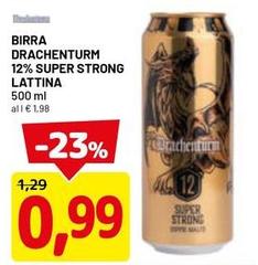 Drachenturm - Birra  12% Super Strong Lattina