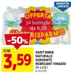 Sant'anna - Naturale Sorgente Rebruant Vinidio