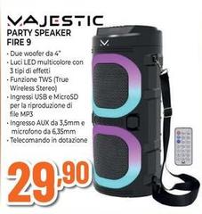 Majestic - Party Speaker Fire 9