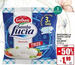 Galbani - Mozzarella Santa Lucia Tris