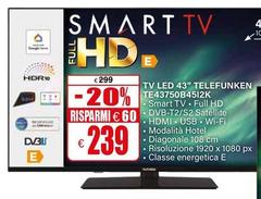 Telefunken - Tv Led 43