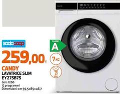 Candy - Lavatrice Slim EY27SB7S
