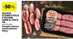 Aia - Salsicce Di Suino O Pollo E Tacchino Carne Al Fuoco