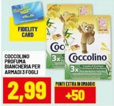 Coccolino -  Profuma Biancheria Per Armadi 3 Fogli