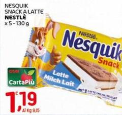 Nestlè - Nesquik Snack A Latte