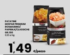Despar - Patatine Premium Rosmarino/ Paprika/ Classiche