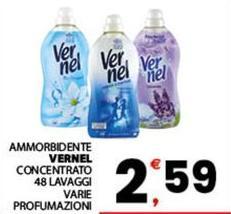 Vernel - Ammorbidente Concentrato 48 Lavaggi Varie Profumazioni