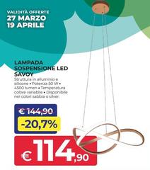 Lampada Sospensione Led Savoy