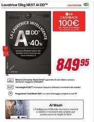 LG - Lavatrice 13kg AI DDTM F4X703TBB