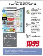 Samsung - Frigorifero Combinato 75 AI RB53DG703DS9